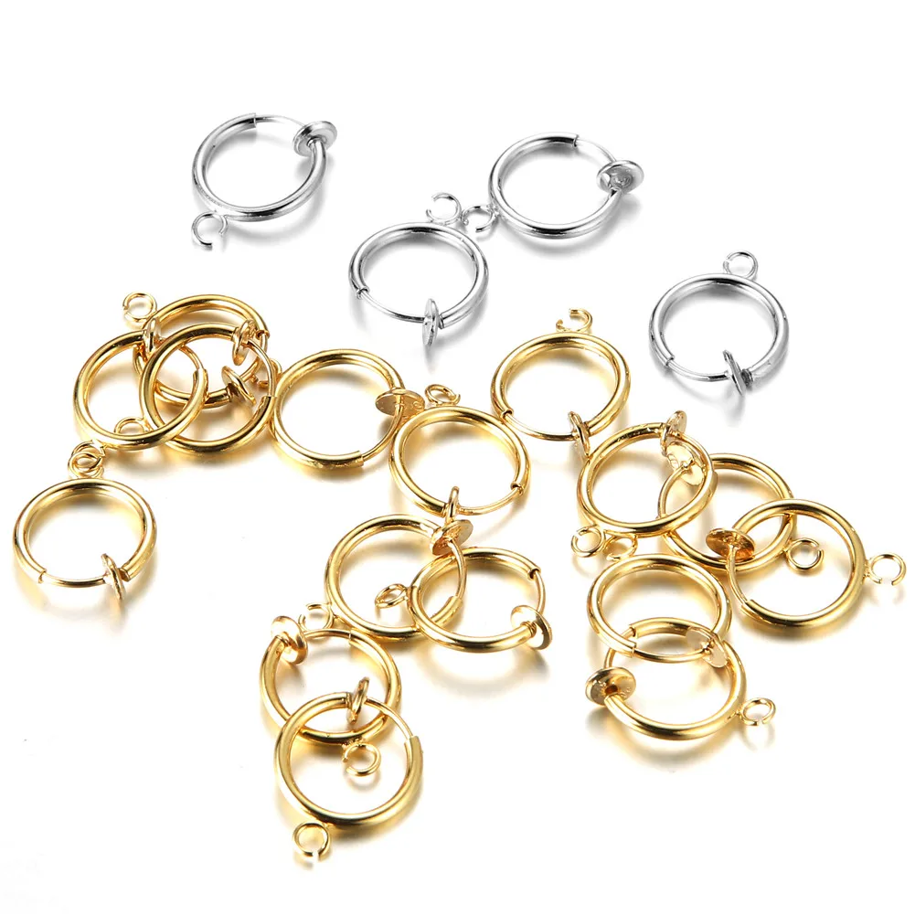 20Pcs/lot Round None Piercing Hanging Spring Loop Hoop Earrings Cabochon For DIY Jewelry Making Earrings Clasp Accessores
20Pcs/lot Round None Piercing Hanging Spring Loop Hoop Earrings Cabochon For DIY Jewelry Making Earrings Clasp Accessores