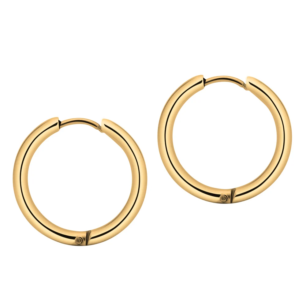 2pcs Small 316L Stainless Steel Ear Piercing Earrings Cool Punk Round Circle Gold Silver Hoop Earrings For Men And Women
2pcs Small 316L Stainless Steel Ear Piercing Earrings Cool Punk Round Circle Gold Silver Hoop Earrings For Men And Women