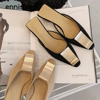 Fashion Designer Women Mules Heels Pointed Toe Genuine Suede Leather Slippers Med Heel Ladie Shoes Summer Casual Shoes NEW M923
Fashion Designer Women Mules Heels Pointed Toe Genuine Suede Leather Slippers Med Heel Ladie Shoes Summer Casual Shoes NEW M923