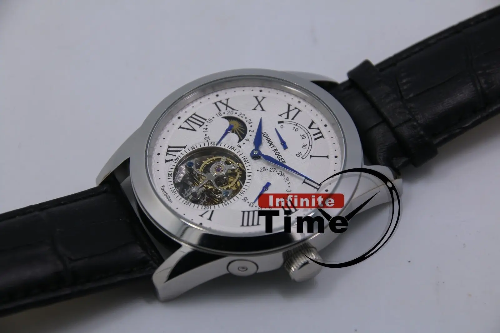 Genuine Seagull Tourbillon OEM Man Handwind Wristwatch JOHNNYROGER Date Power Reserve
Genuine Seagull Tourbillon OEM Man Handwind Wristwatch JOHNNYROGER Date Power Reserve