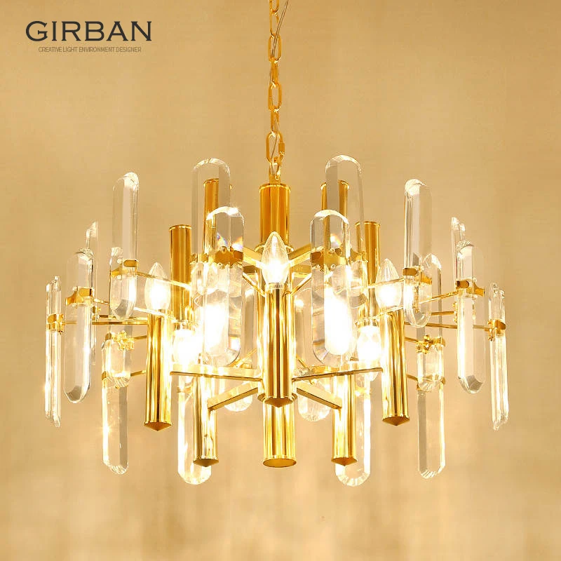 Modern Luxury LED Crystal Chandelier Round High Quality Restaurants Bedroom Crystal Lamp Fashion Creative Living Room Lamp
Modern Luxury LED Crystal Chandelier Round High Quality Restaurants Bedroom Crystal Lamp Fashion Creative Living Room Lamp