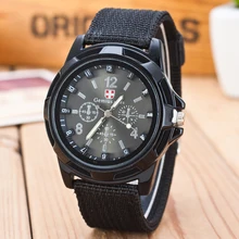 2023 New Famous Brand Men Quartz Watch Army Soldier Military Canvas Strap Fabric Analog Wrist Watches Sports Clock Wristwatches