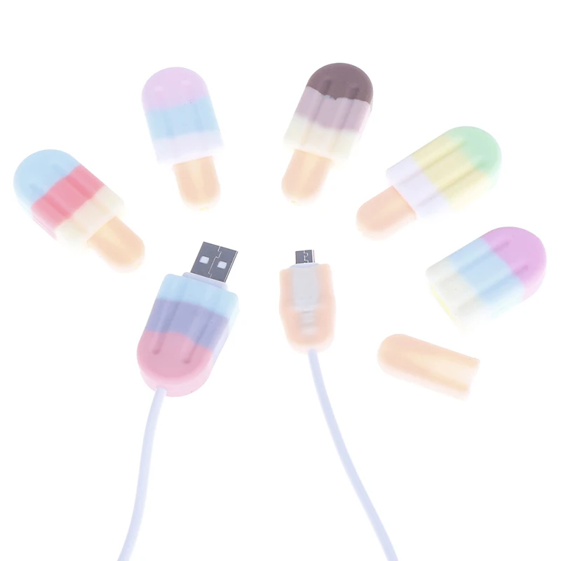 Ice Cream USB Cable Protector Data Line Charging Cable Protection Colorful Cover For IPhone 5 6 7 8 X Protection Sleeve
Ice Cream USB Cable Protector Data Line Charging Cable Protection Colorful Cover For IPhone 5 6 7 8 X Protection Sleeve