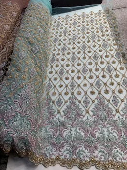 beautiful SYJ-1201 african Net Lace fabric for wedding dress luxury French mesh Lace Fabric with full beads
beautiful SYJ-1201 african Net Lace fabric for wedding dress luxury French mesh Lace Fabric with full beads