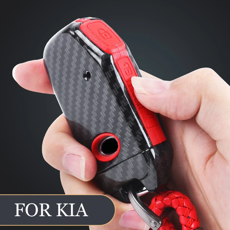 Carbon Fiber Look ABS Car key case cover key shell Holder For Kia Sportage 2018 Car Key Case Holder New Hot Sale
Carbon Fiber Look ABS Car key case cover key shell Holder For Kia Sportage 2018 Car Key Case Holder New Hot Sale