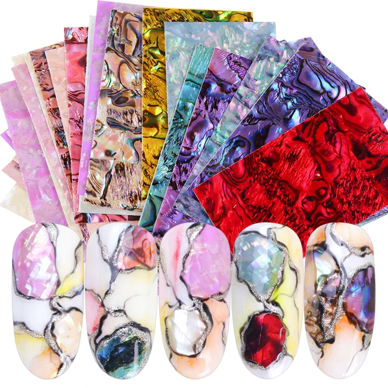 15 Colors 3D Stickers For Nails Marble Holographic Nail Decals Wraps Seashell Design Slider Tips Manicure Decoration Set TR747-1
15 Colors 3D Stickers For Nails Marble Holographic Nail Decals Wraps Seashell Design Slider Tips Manicure Decoration Set TR747-1