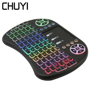 CHUYI Wireless Mechanical Gaming Keyboard Rechargeable Mini USB Colorful Backlight Touchpad Handheld Keypad For PC Laptop
CHUYI Wireless Mechanical Gaming Keyboard Rechargeable Mini USB Colorful Backlight Touchpad Handheld Keypad For PC Laptop