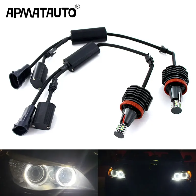 2pcs 120W H8 LED Angel Eyes Halo Ring Lights For BMW E60 E61 E71 E70 LCI E90 E91 X5 Angel Eye Headlight LED Car Headlamps
2pcs 120W H8 LED Angel Eyes Halo Ring Lights For BMW E60 E61 E71 E70 LCI E90 E91 X5 Angel Eye Headlight LED Car Headlamps