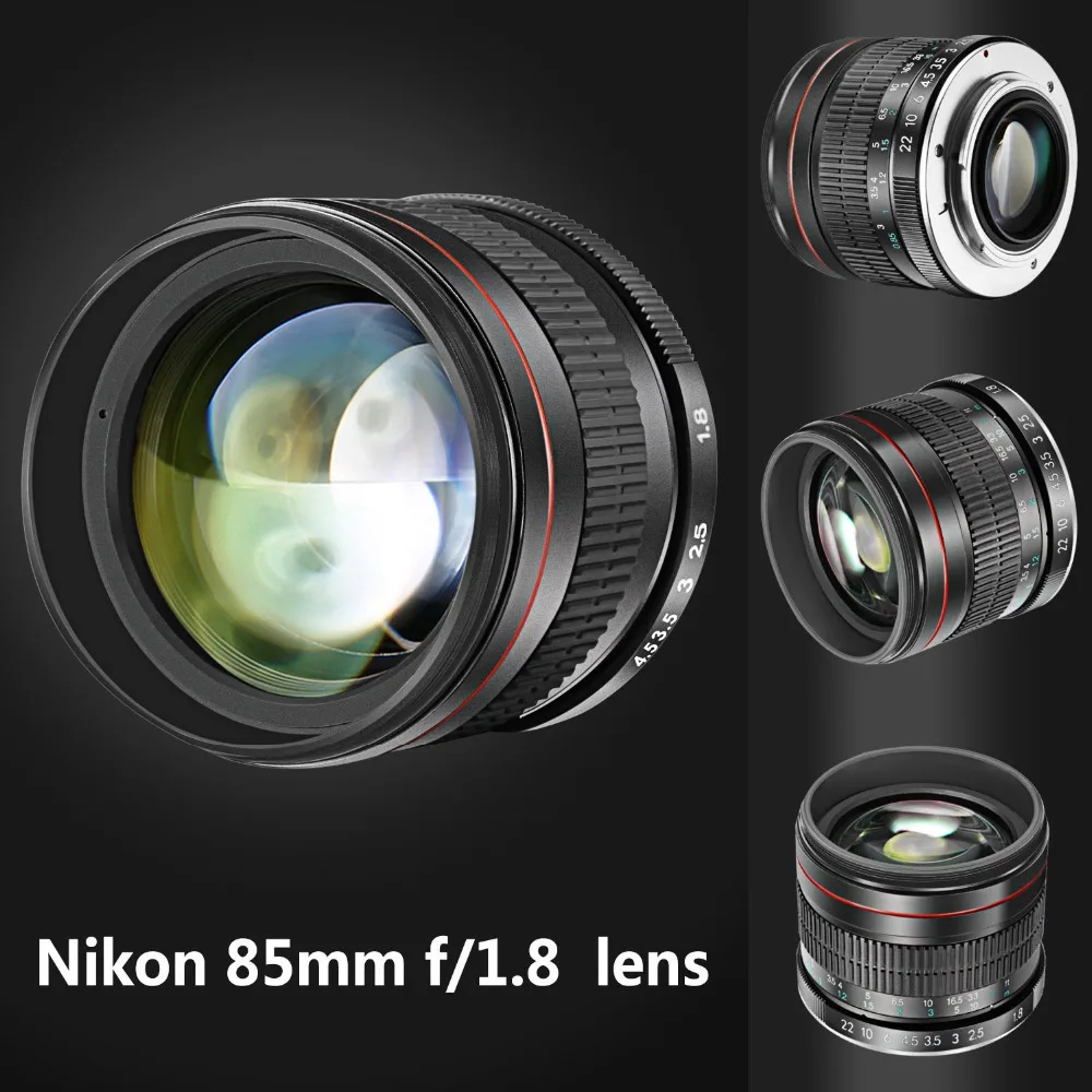 Neewer 85 мм f/1 8 портретный асферический телеобъектив для Nikon D5 D4 D810 D0800 D750 D610 Canon80D 70D 60D