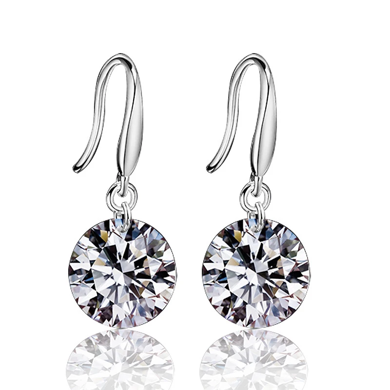 For Graceful Women New Fashion Earrings Ear Hook Imitated Crystal Rhinestone Jewelry Gifts 1 Pair | Украшения и аксессуары