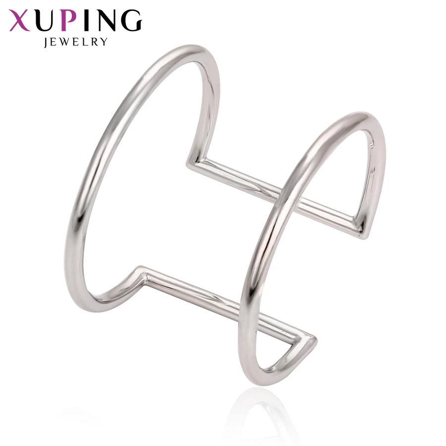 Xuping Fashion Luxury New Charm Arrival Bangle Design Rhodium Color Plated Jewelry for Women Christmas Day Gift S62-51601
Xuping Fashion Luxury New Charm Arrival Bangle Design Rhodium Color Plated Jewelry for Women Christmas Day Gift S62-51601