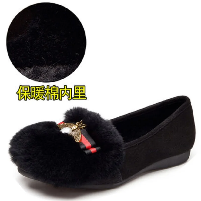 2018 autumn and winter new rex rabbit fur shoes women plus velvet warm cotton shoes flat pointed shoes
2018 autumn and winter new rex rabbit fur shoes women plus velvet warm cotton shoes flat pointed shoes