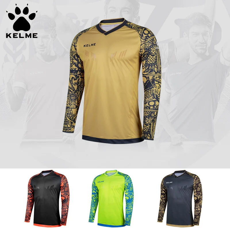 KELME Tops Soccer Goalkeeper Clothing Children Soccer Jerseys Kids Football Survetement Training Doorkeepers Jersey K080C
KELME Tops Soccer Goalkeeper Clothing Children Soccer Jerseys Kids Football Survetement Training Doorkeepers Jersey K080C