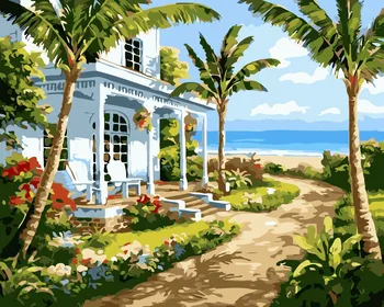 No Frame DIY pictures on canvas diy digital oil painting by numbers Wall art home decor Beautiful Seaside villa art wallpainting
No Frame DIY pictures on canvas diy digital oil painting by numbers Wall art home decor Beautiful Seaside villa art wallpainting