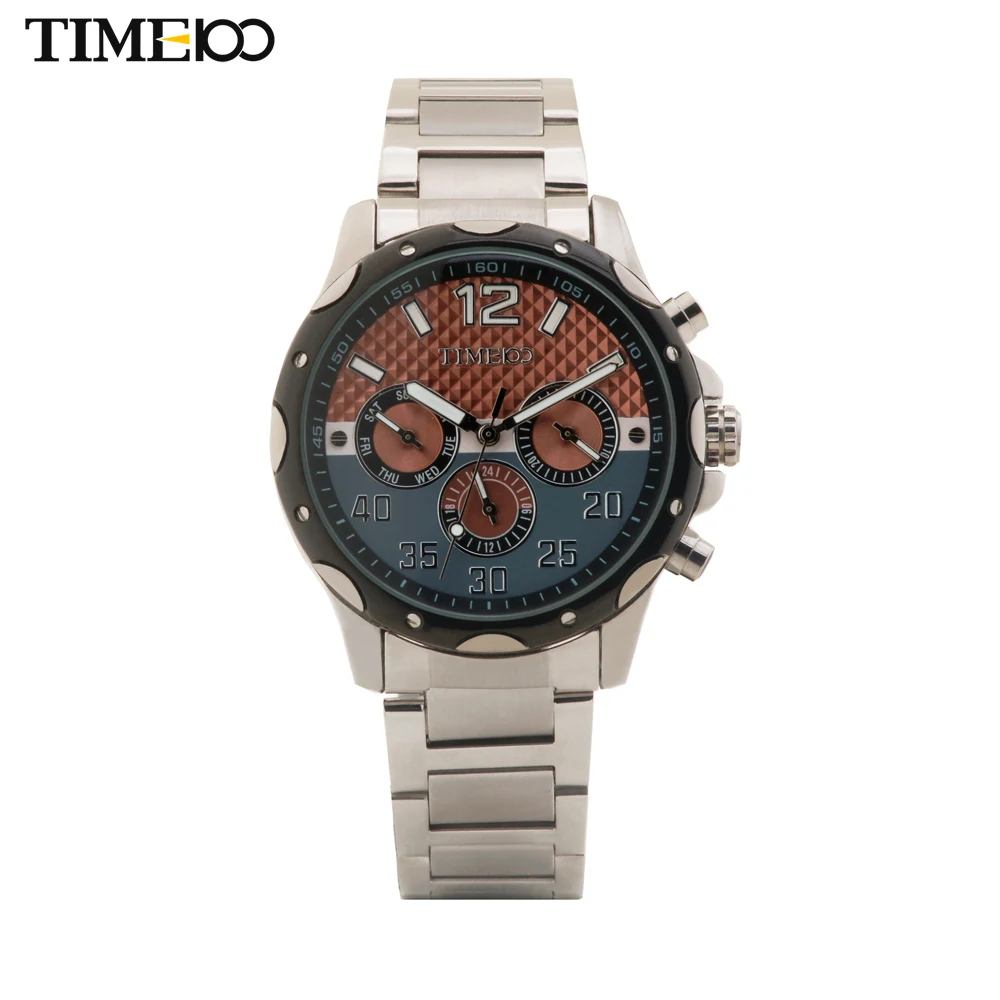 Free Shipping TIME100 Business Stainless Steel Strap Multifunctional Chronograph Waterproof Quartz Men Wrist Watches#W50329G.01A
Free Shipping TIME100 Business Stainless Steel Strap Multifunctional Chronograph Waterproof Quartz Men Wrist Watches#W50329G.01A