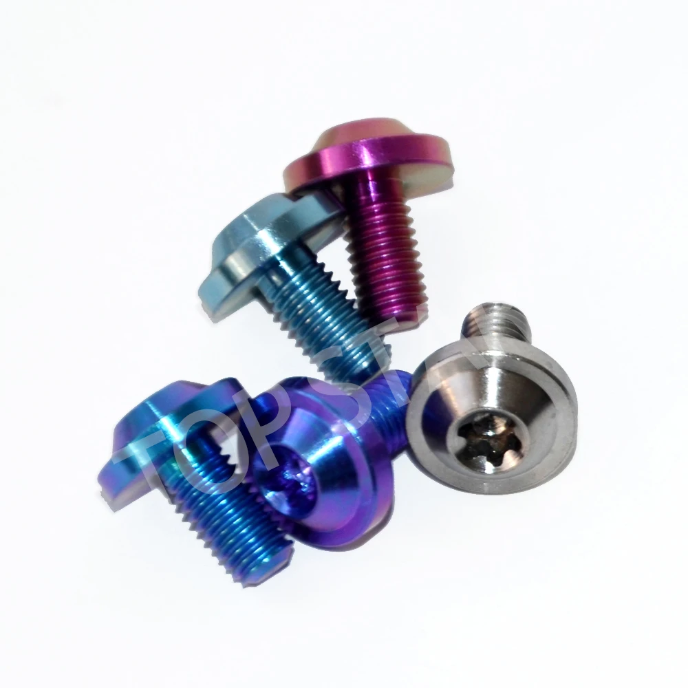 Titanium Ti M5X10mm Motorcycle Titanium Bolts Screws Hexagon Truss Headed Multicolor 4 PCS
Titanium Ti M5X10mm Motorcycle Titanium Bolts Screws Hexagon Truss Headed Multicolor 4 PCS