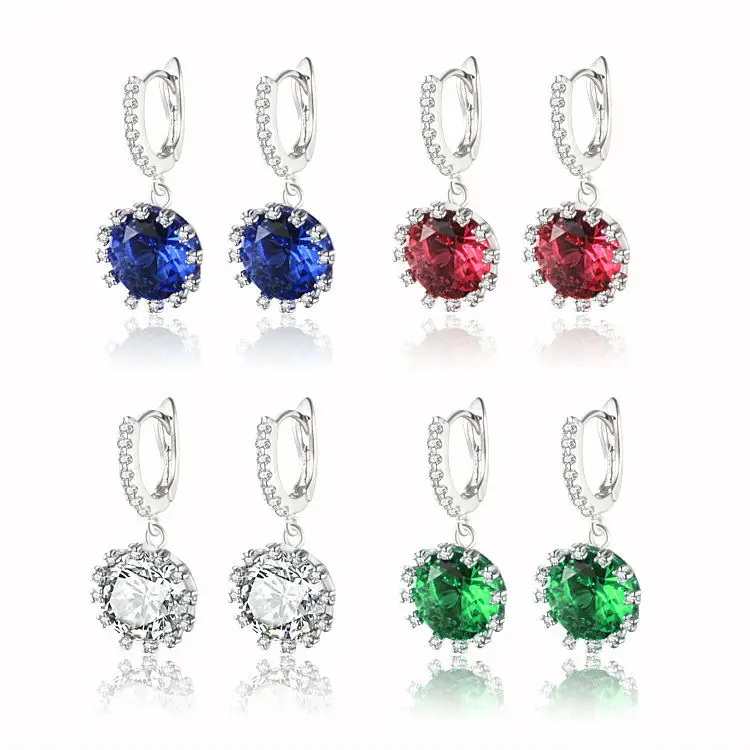 New 2017 Sale White Gold Color Hoop CZ Earrings For Women Clear Fashion Zirconia Stones Earings Free shipping 17E1592
New 2017 Sale White Gold Color Hoop CZ Earrings For Women Clear Fashion Zirconia Stones Earings Free shipping 17E1592
