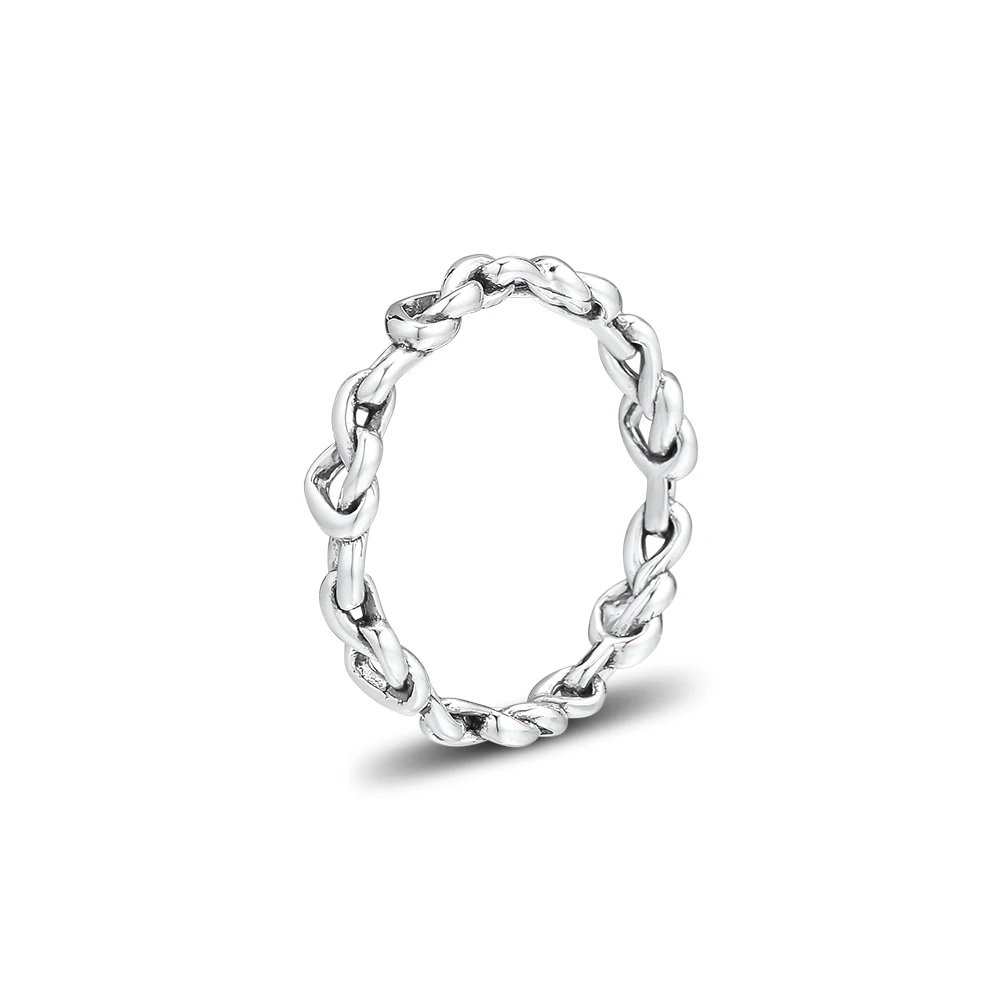 100% 925 Sterling Silver Knotted Hearts Band Ring Fashion Jewelry Women Valentine's Day Gift for Wife
100% 925 Sterling Silver Knotted Hearts Band Ring Fashion Jewelry Women Valentine's Day Gift for Wife