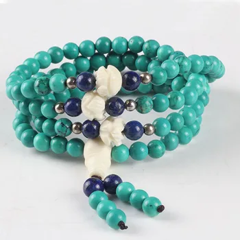 Tibetan men and women couples natural ore to 108 Turquoise bracelets bracelets handmade crystal beads Hubei folk style
Tibetan men and women couples natural ore to 108 Turquoise bracelets bracelets handmade crystal beads Hubei folk style