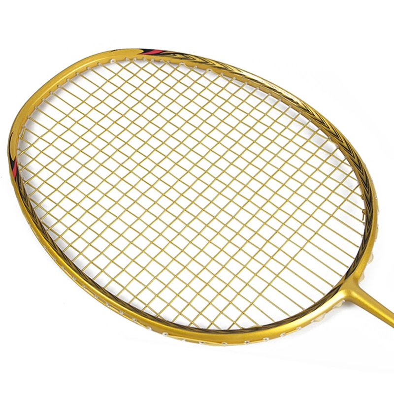 

Professional Carbon 4U 5U Badminton Racket Bag With String Offensive Type Rackets Raquette Ultralight Grip Padel Raqueta Strung