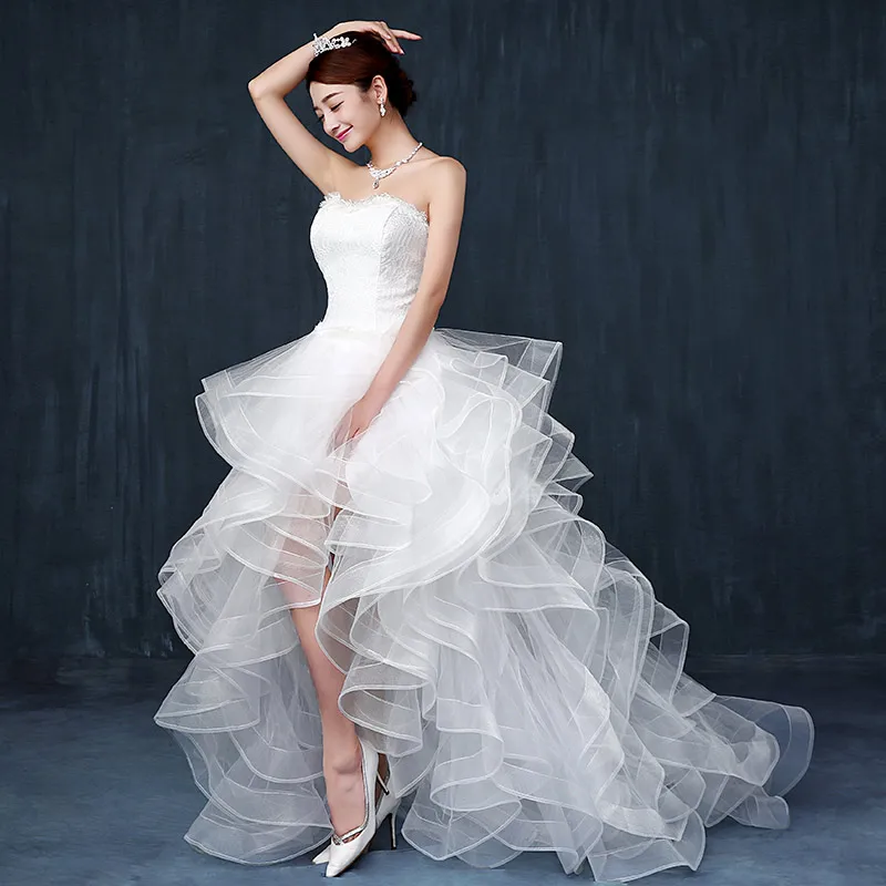 New white multi layers short front long back sweat short lady girl women princess wedding bridal banquet party party dress gown
New white multi layers short front long back sweat short lady girl women princess wedding bridal banquet party party dress gown