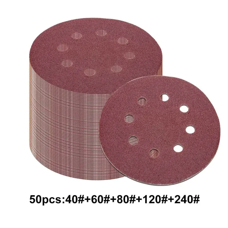New 50 pcs Round Sanding Sandpaper Eight Hole Disk Sand Polish Sheets Grit 40 60 80 120 240 Hook and Loop qiang
New 50 pcs Round Sanding Sandpaper Eight Hole Disk Sand Polish Sheets Grit 40 60 80 120 240 Hook and Loop qiang