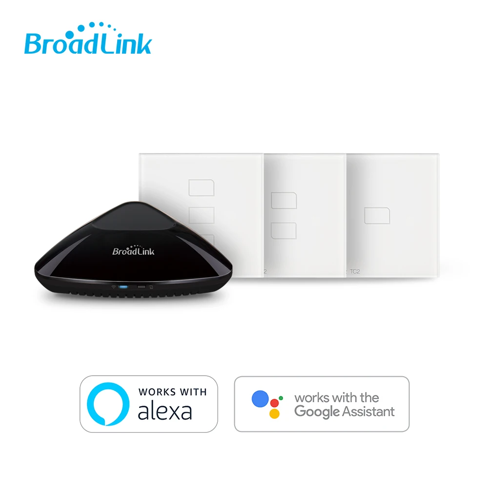Broadlink новинка 2019 RM + 3 шт. UK TC2 WiFi Умный домашний концентратор IR RF все в одном