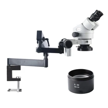 3.5-45X Binocular Stereo Microscope WF10X/20 Widefield Binocular Inspection Digital Microscope Rocker Bracket 0.7-4.5X Zoom lens
3.5-45X Binocular Stereo Microscope WF10X/20 Widefield Binocular Inspection Digital Microscope Rocker Bracket 0.7-4.5X Zoom lens