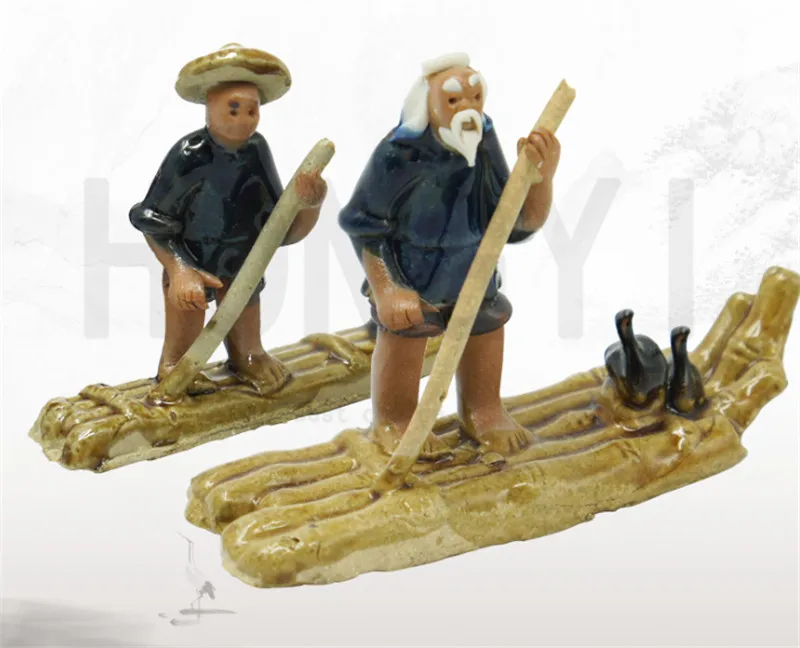 People support bamboo row boat ceramic handicraft landscaping for aquarium fish tank
People support bamboo row boat ceramic handicraft landscaping for aquarium fish tank