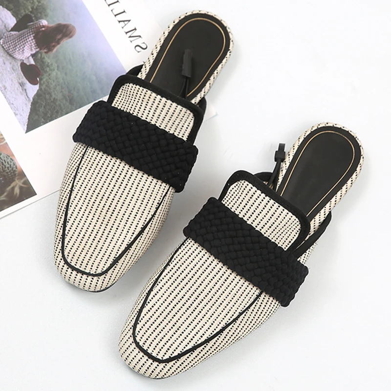 Luxury Women Mules Weave Mesh Ladies Summer Slippers Women Shoes 2019 Low Heels Casual Flat Shoes Woman flip flops buty damskie
Luxury Women Mules Weave Mesh Ladies Summer Slippers Women Shoes 2019 Low Heels Casual Flat Shoes Woman flip flops buty damskie