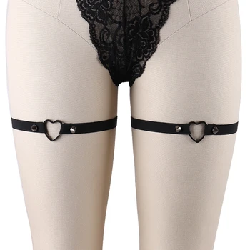 Spike Punk Goth Heart Thigh Garter 2017 Women Black Elastic Leg Stocking Suspender Exotic Party Dance Wear Body Harness Lingerie
Spike Punk Goth Heart Thigh Garter 2017 Women Black Elastic Leg Stocking Suspender Exotic Party Dance Wear Body Harness Lingerie