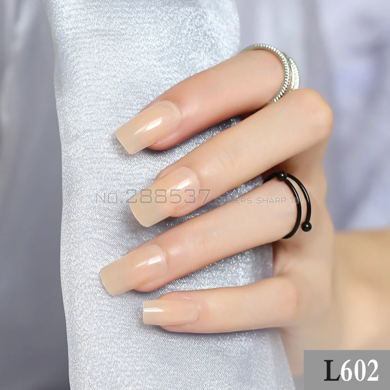 DIY Transparent yellow long sectionsquare head false nails 24pcs New popular rectangular Fake nail Candy color Solid color L602
DIY Transparent yellow long sectionsquare head false nails 24pcs New popular rectangular Fake nail Candy color Solid color L602