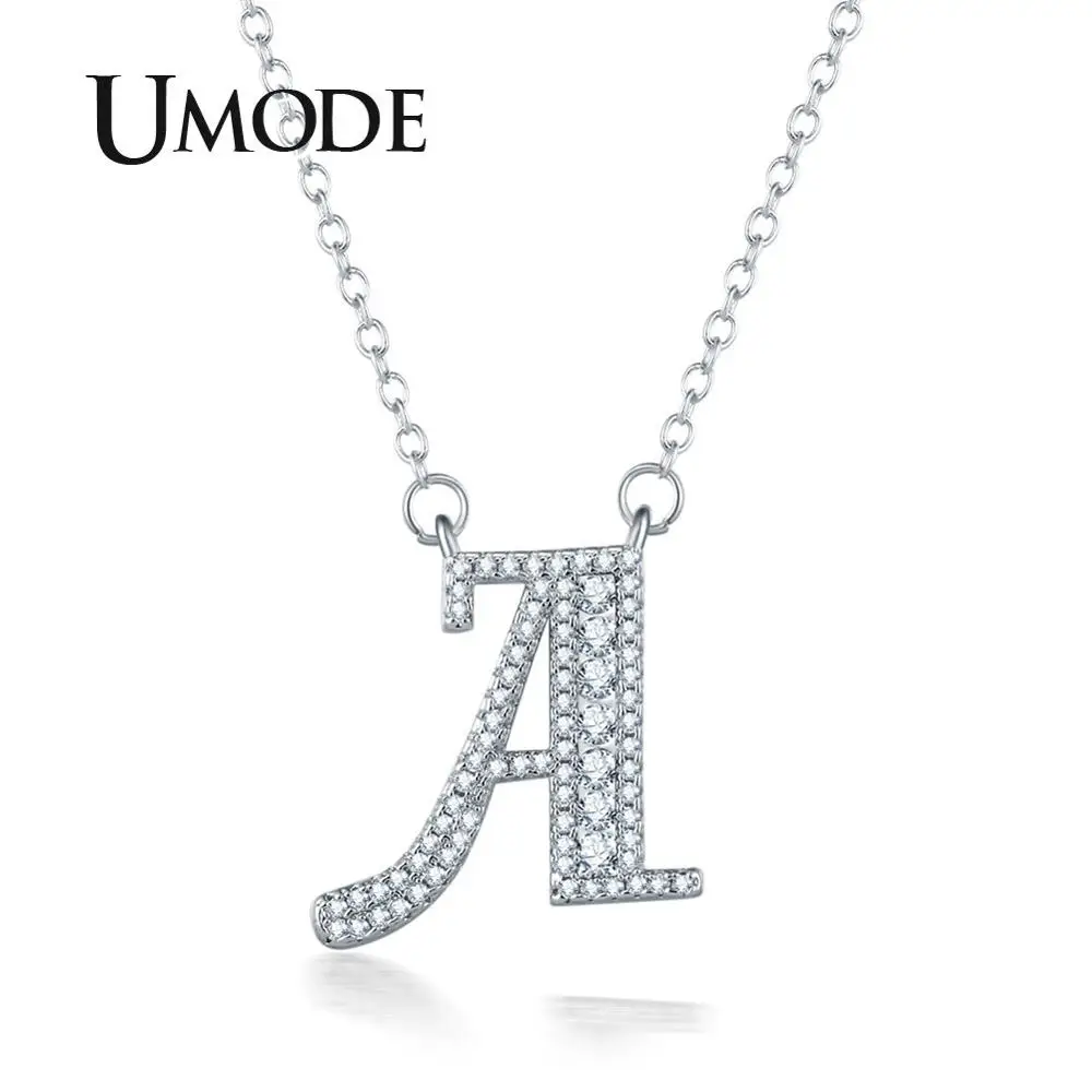 UMODE Hot Sale Initial Clear CZ Necklace Personalized Letter Necklace Name Jewelry For Women Accessories Girl Friend UN0363B
UMODE Hot Sale Initial Clear CZ Necklace Personalized Letter Necklace Name Jewelry For Women Accessories Girl Friend UN0363B