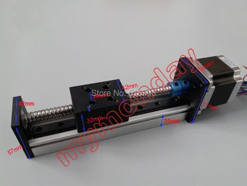 High Precision CNC SGX 1204 Ballscrew Sliding Table effective stroke 100mm+1pc 57 nema 23 stepper motor XYZ axis Linear motion
High Precision CNC SGX 1204 Ballscrew Sliding Table effective stroke 100mm+1pc 57 nema 23 stepper motor XYZ axis Linear motion