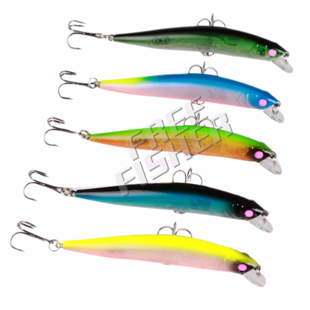 Free Fisher 5pcs/set Fishing Lures Wobblers Minnow Colorful Artifical Hard Baits Peche Fishing Bait Accessories
Free Fisher 5pcs/set Fishing Lures Wobblers Minnow Colorful Artifical Hard Baits Peche Fishing Bait Accessories