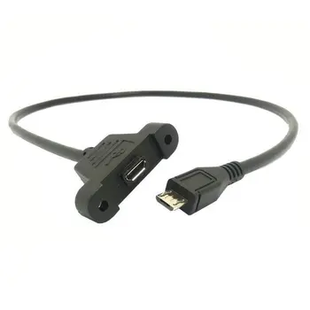100PCS/Micro USB 5Pin Male to Female Extension Panel Mount Type Cable Cord with Screws 50cm
100PCS/Micro USB 5Pin Male to Female Extension Panel Mount Type Cable Cord with Screws 50cm