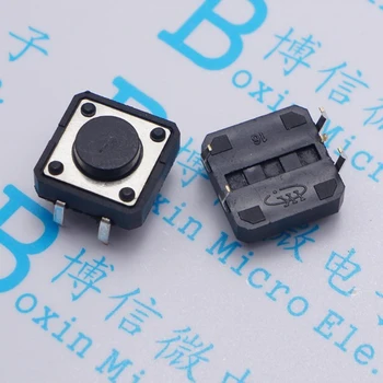 12 * 12 * 5MM Touch Switch 12 * 12 * 5 Vertical 4 Feet Imported Shrapnel Micro Switch
12 * 12 * 5MM Touch Switch 12 * 12 * 5 Vertical 4 Feet Imported Shrapnel Micro Switch