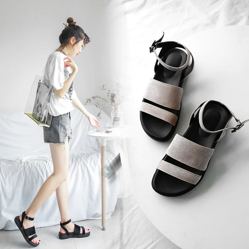 Fashion Women Summer Open Toe Shoes Flat with Platform Women Sandals Front Rear Strap Wedges Shoes
Fashion Women Summer Open Toe Shoes Flat with Platform Women Sandals Front Rear Strap Wedges Shoes