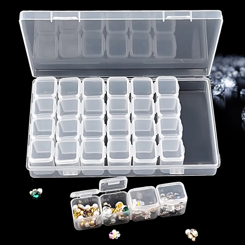 24/28/36 Compartment Essential Storage Box Practical Adjustable Plastic Case for Bead Rings Jewelry Display Organizer Case
24/28/36 Compartment Essential Storage Box Practical Adjustable Plastic Case for Bead Rings Jewelry Display Organizer Case