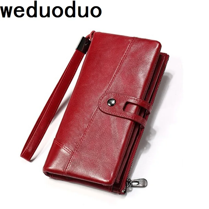 Weduoduo New Brand Genuine Leather Women Wallets Fashion Long Women Purses Multi Function Money Pocket Cell Phone Pocket
Weduoduo New Brand Genuine Leather Women Wallets Fashion Long Women Purses Multi Function Money Pocket Cell Phone Pocket