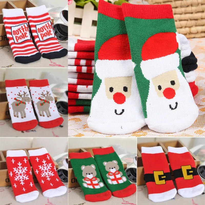 6PCS Cotton Socks Merry Christmas 2018 Warm Baby Soft Non-slip Suit 0-24M Boys Girls New Years Gifts Santa Claus Reindeer Snow
6PCS Cotton Socks Merry Christmas 2018 Warm Baby Soft Non-slip Suit 0-24M Boys Girls New Years Gifts Santa Claus Reindeer Snow
