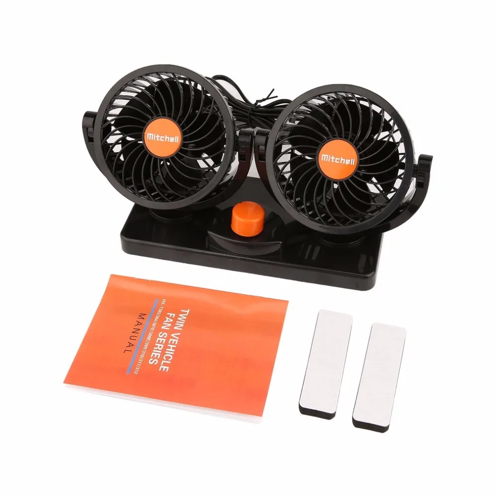 Mini 24V Car Twin Cooling Fan 2 Gears 360 Degree Rotating Low Noise Car Cooling Fan DC Air Conditioner Wind Cooler
Mini 24V Car Twin Cooling Fan 2 Gears 360 Degree Rotating Low Noise Car Cooling Fan DC Air Conditioner Wind Cooler