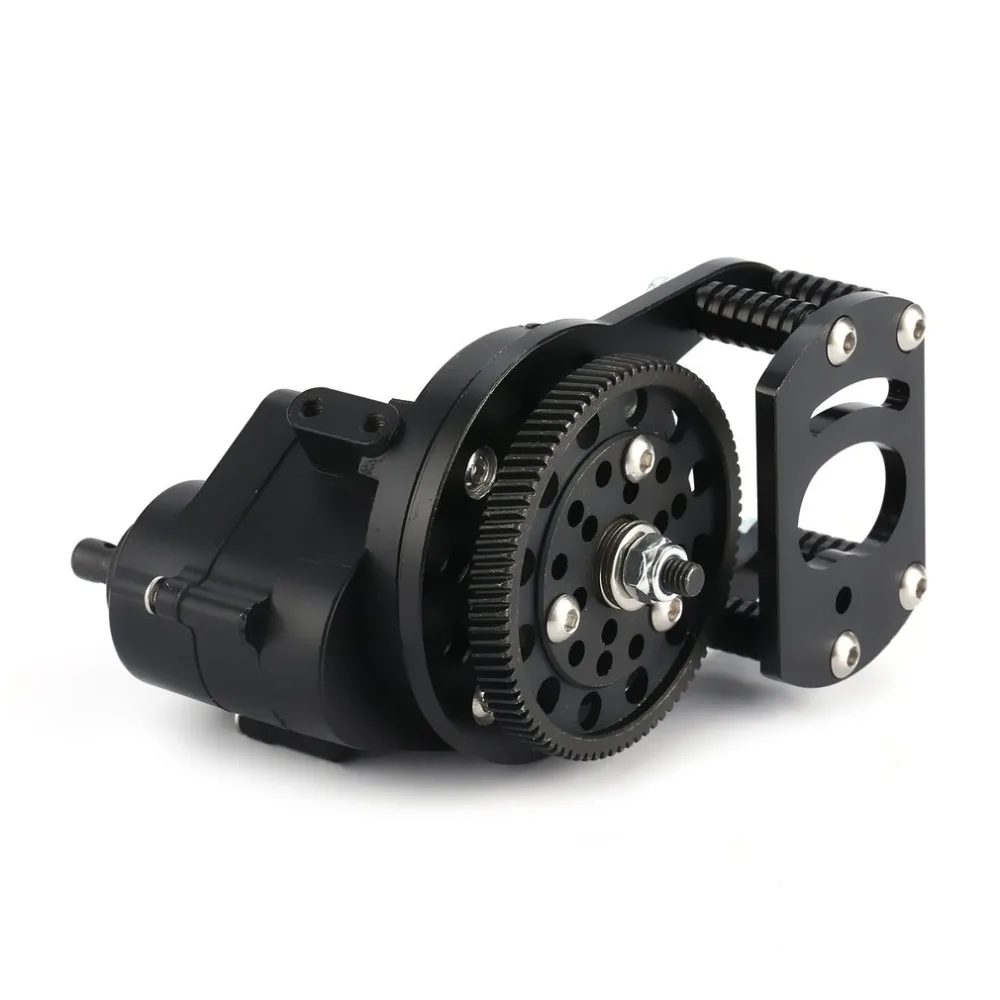 CNC Metal Assembled Transmission Case Center Gearbox with Metal Motor Gear for 1/10 RC4WD D90/D110 RC Crawlers Cars
CNC Metal Assembled Transmission Case Center Gearbox with Metal Motor Gear for 1/10 RC4WD D90/D110 RC Crawlers Cars