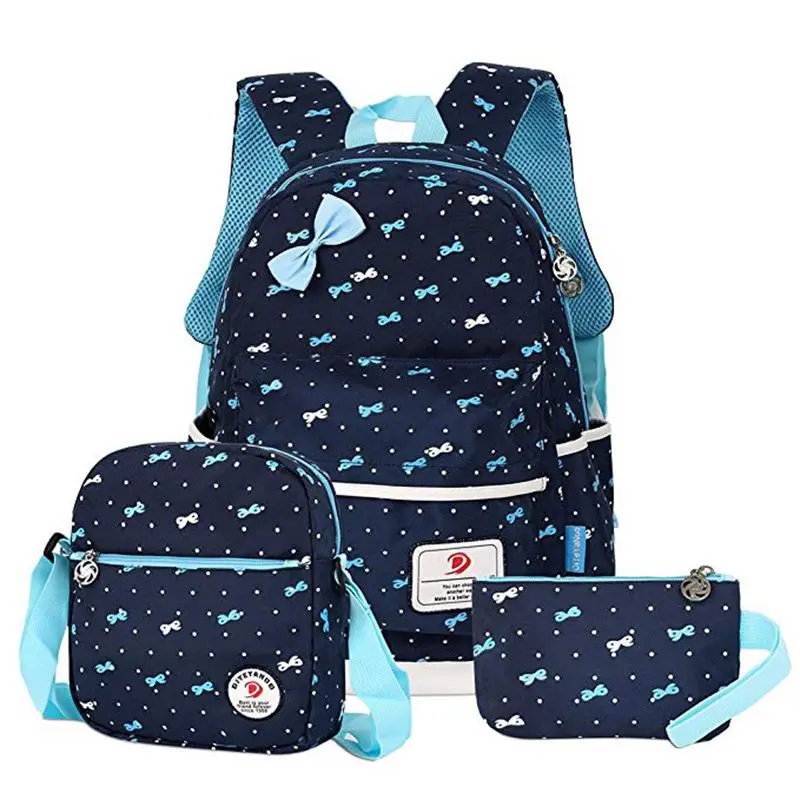 Cute Dot Bowknot 3pcs Kids Book Bag Set School Bag For Girls Teen Waterproof Nylon Primary Students School Backpacks
Cute Dot Bowknot 3pcs Kids Book Bag Set School Bag For Girls Teen Waterproof Nylon Primary Students School Backpacks