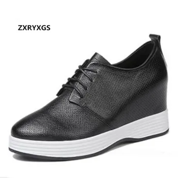 ZXRYXGS Brand Shoes Woman Increase Within High Heels Casual Shoes Sneakers 2019 New Wild Real Leather Shoes Woman Platform Shoes
ZXRYXGS Brand Shoes Woman Increase Within High Heels Casual Shoes Sneakers 2019 New Wild Real Leather Shoes Woman Platform Shoes