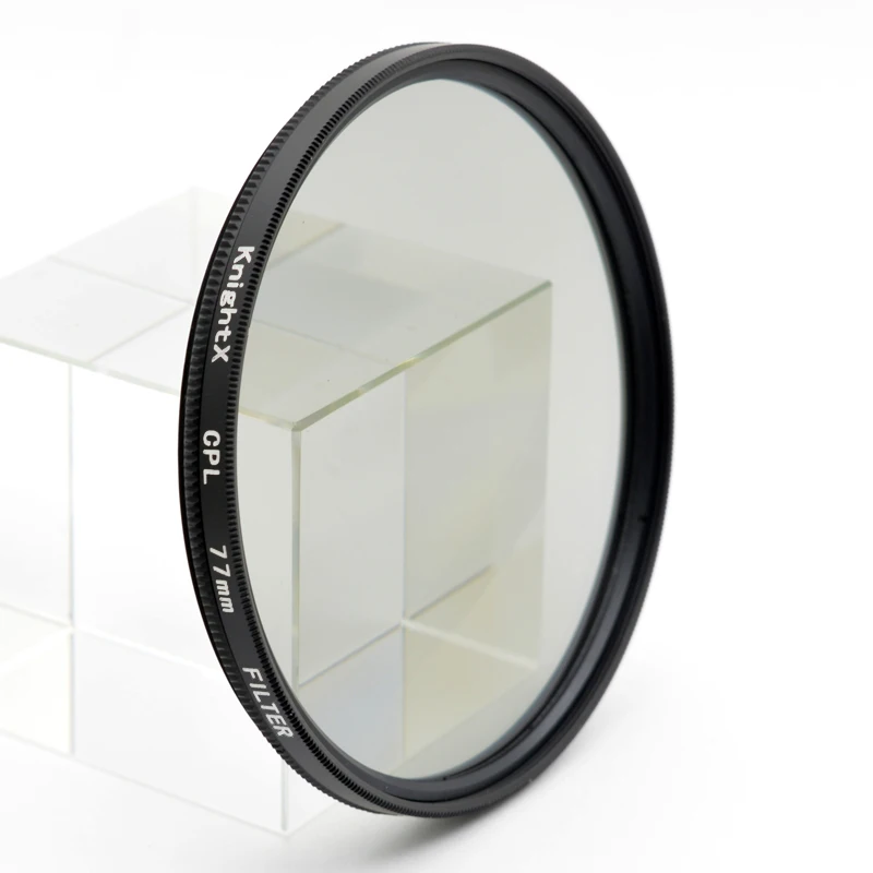 KnightX 49mm 52mm 55mm 58mm 67mm 77mm cpl Filter for Canon Nikon D5300 D5500 DSLR camera Lenses lens accessories d5100 d3300 CPL