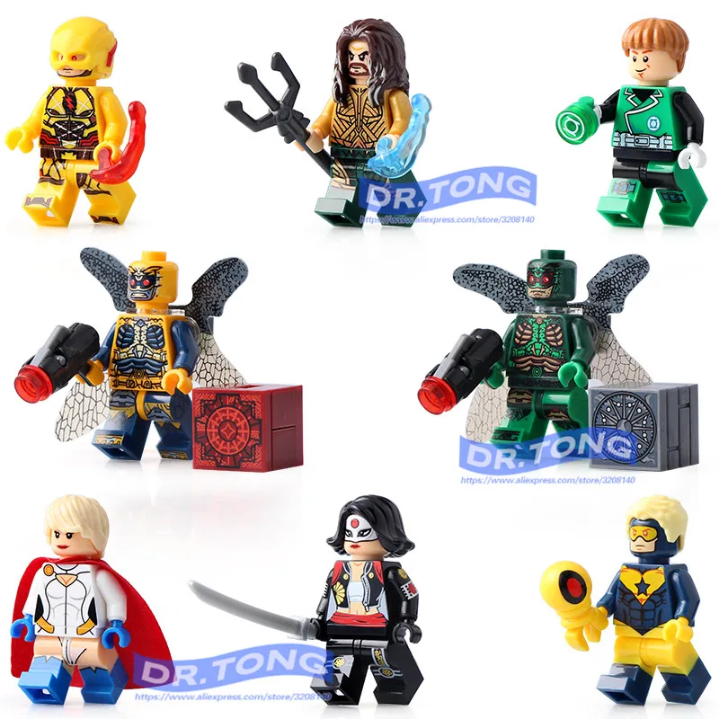 DR.OTNG 80pcs/lot X0177 DC Super Hero Katana Aquaman Power Girl Booster Gold Parademon Reverse Green Lantern Building Block TOYS
DR.OTNG 80pcs/lot X0177 DC Super Hero Katana Aquaman Power Girl Booster Gold Parademon Reverse Green Lantern Building Block TOYS