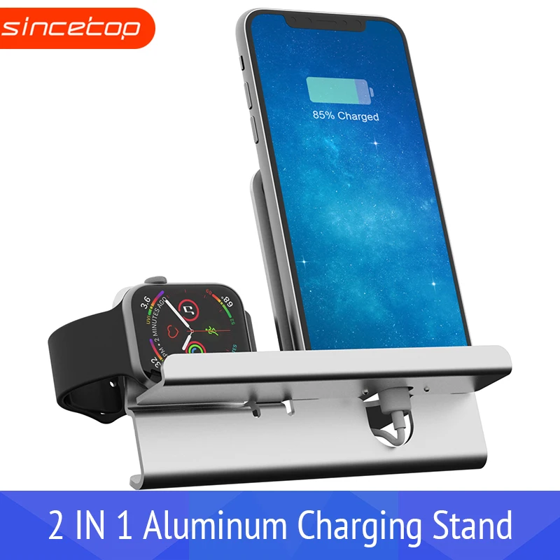 2 in 1 Desk Charge Dock For Apple Watch Charging stand table phone Holder for iPhone x/8/7/6/5/se adjustable Charger station
2 in 1 Desk Charge Dock For Apple Watch Charging stand table phone Holder for iPhone x/8/7/6/5/se adjustable Charger station