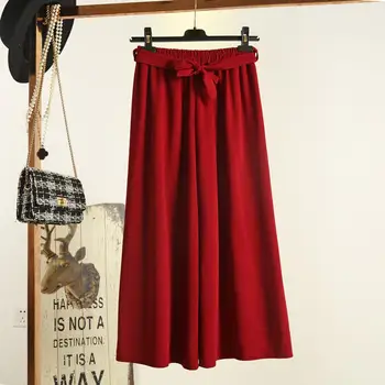 2019 Spring New Arrival Ankle-length Wide Leg Pants 8 Colors Available Loose Elastic Waist Bow Tie Pants Women Free Shipping
2019 Spring New Arrival Ankle-length Wide Leg Pants 8 Colors Available Loose Elastic Waist Bow Tie Pants Women Free Shipping