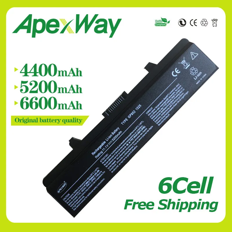 Apexway 11.1V 6 cell Laptop Battery for Dell Inspiron 1525 1545 1526 1546 for Vostro 500 PP29L 0RU573 0RW240 0UK716 0WK371 
Apexway 11.1V 6 cell Laptop Battery for Dell Inspiron 1525 1545 1526 1546 for Vostro 500 PP29L 0RU573 0RW240 0UK716 0WK371